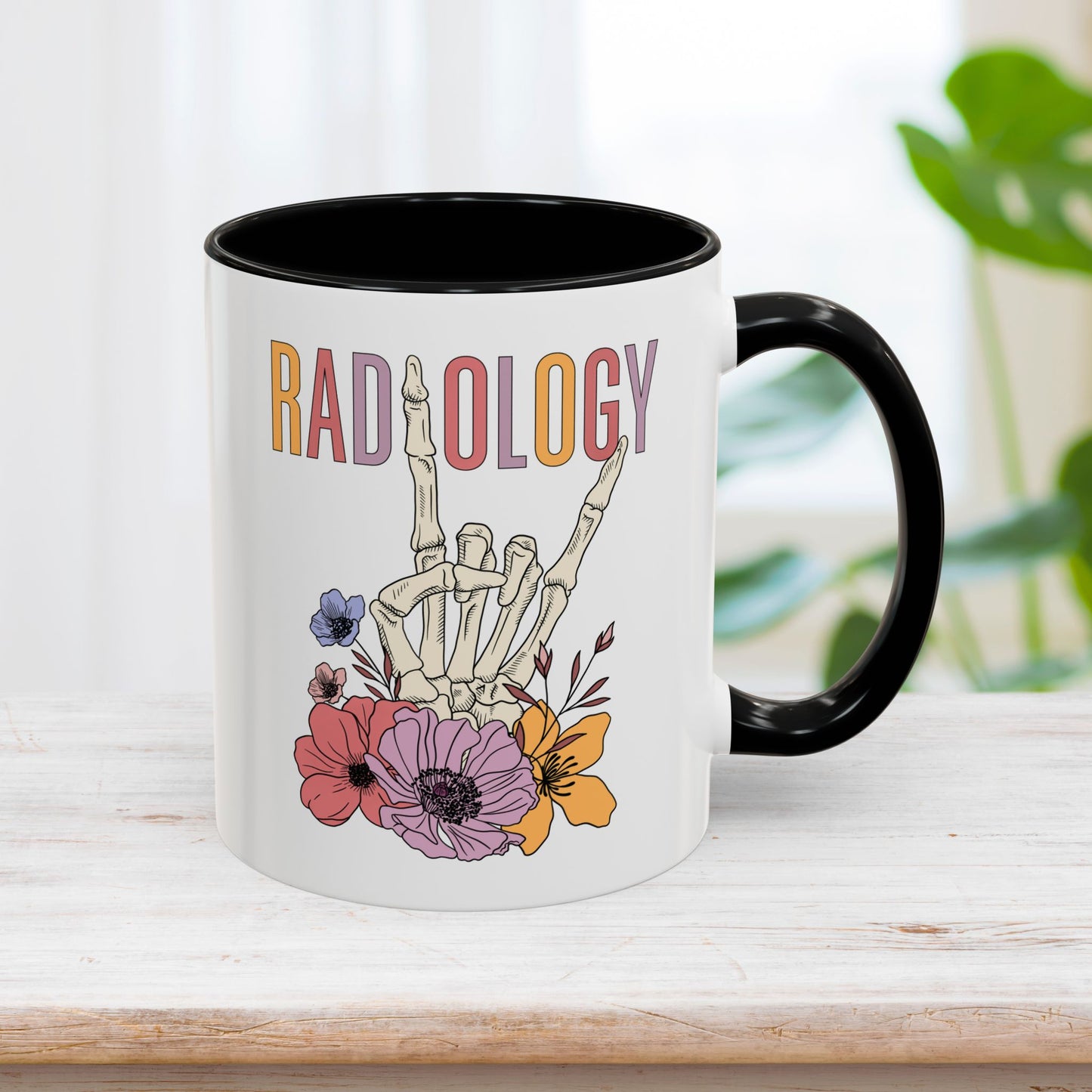 Floral Radiology Mug - RAD Tech Gift