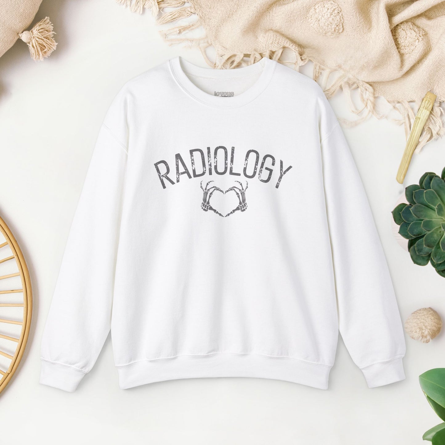 Skeleton Hand Radiology Sweatshirt for RAD Tech