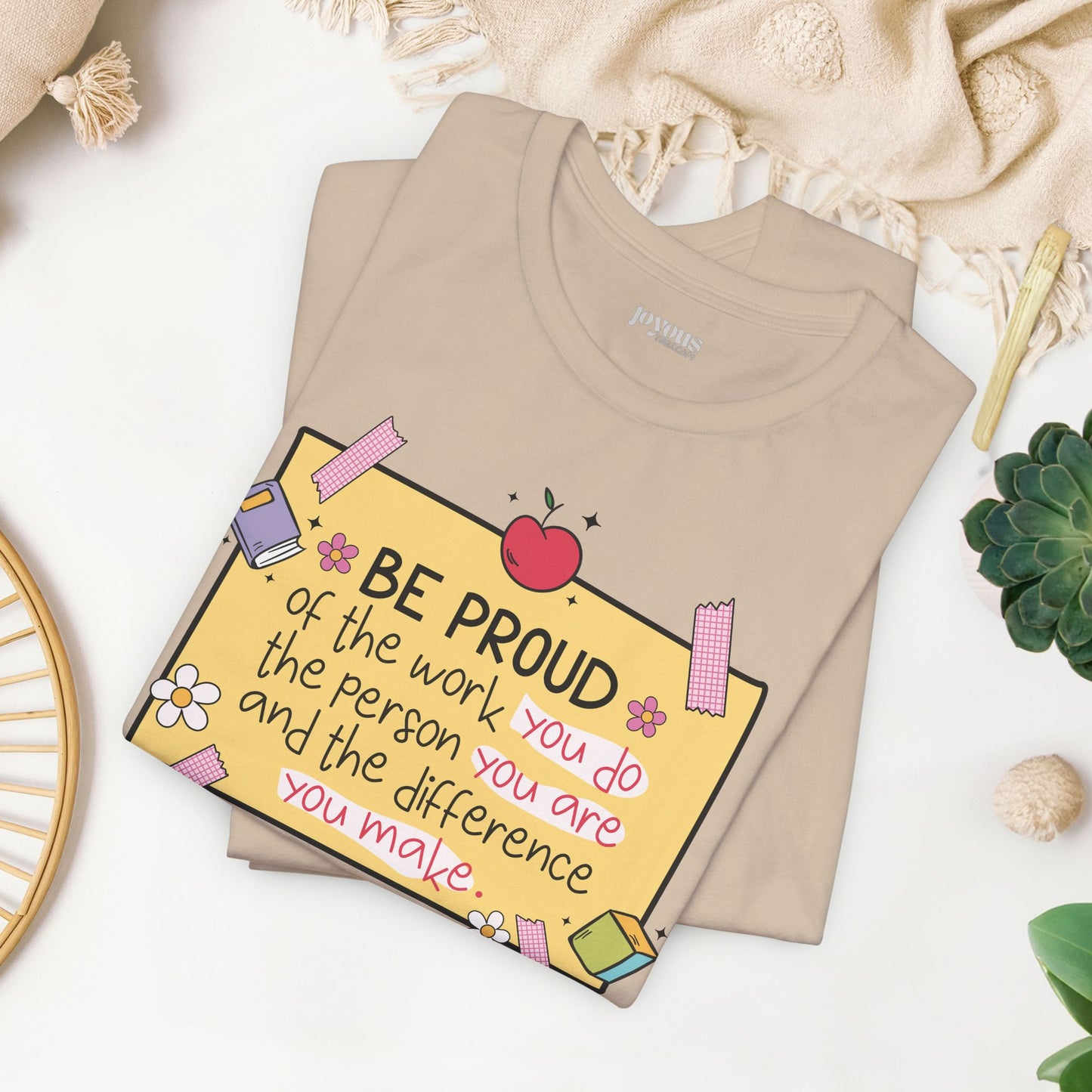 Trendy Motivational Teacher Soft Cotton Tee