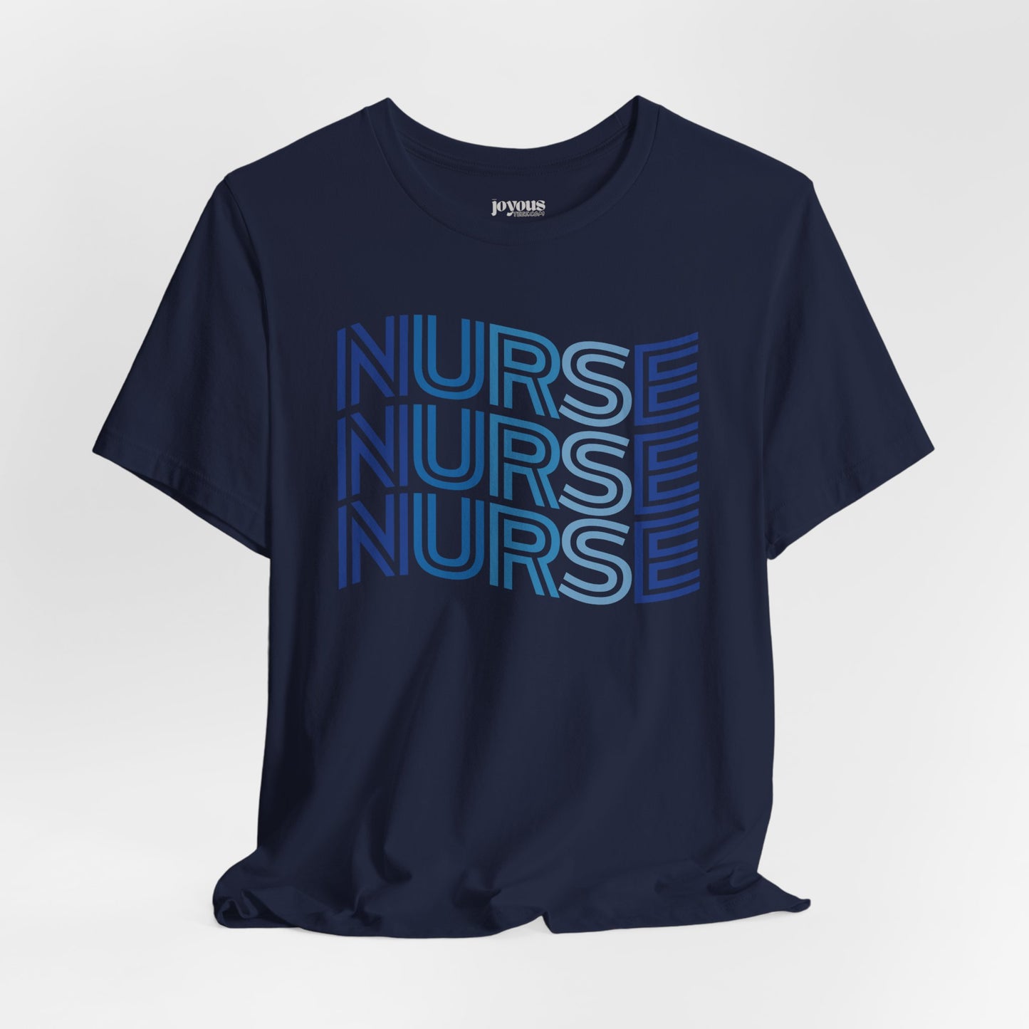 Wavy Nurse Shirt - Registered Nurse Soft Cotton Tee
