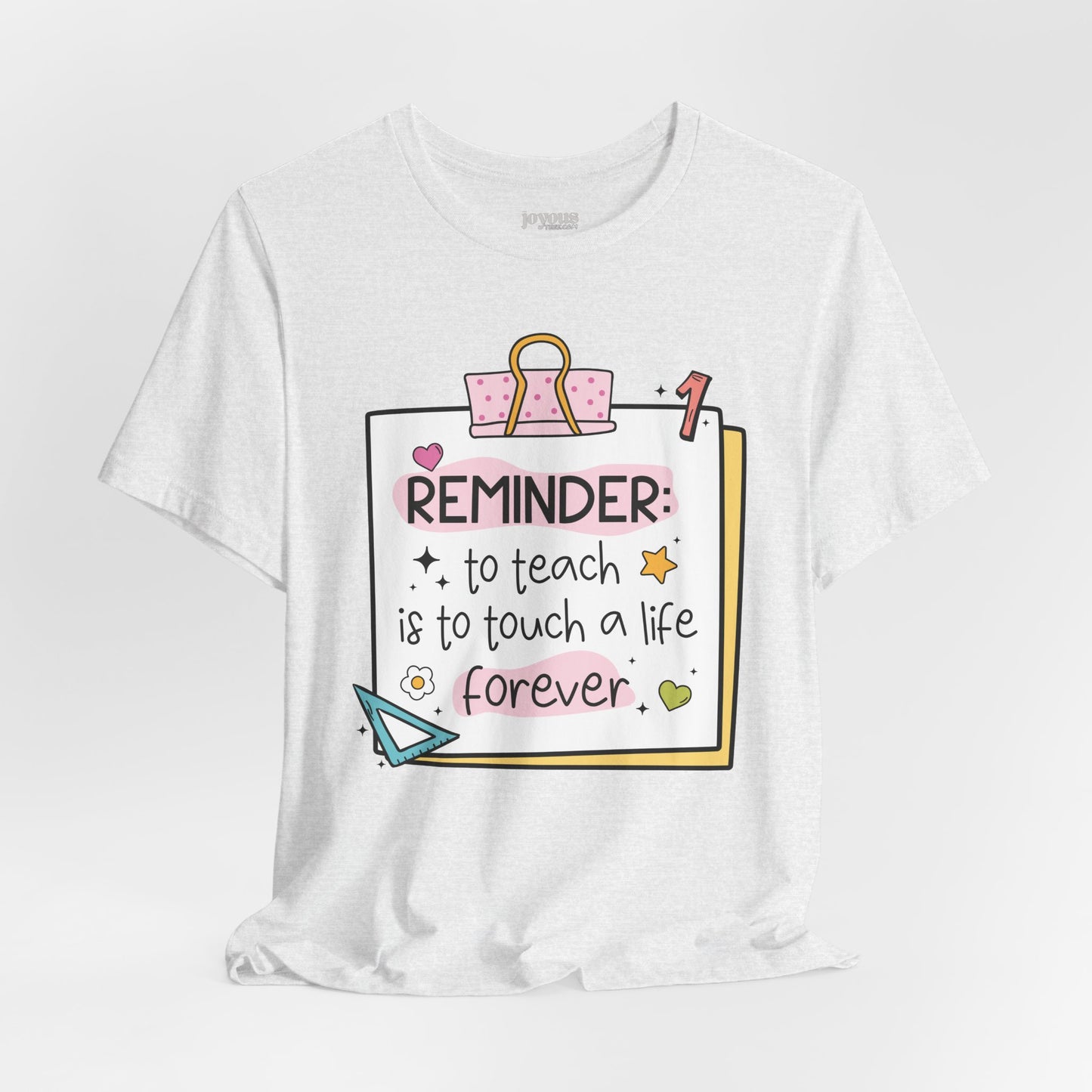 Trendy Motivational Teacher Soft Cotton Tee