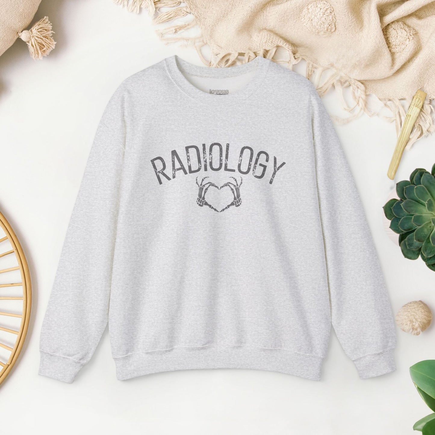 Skeleton Hand Radiology Sweatshirt for RAD Tech