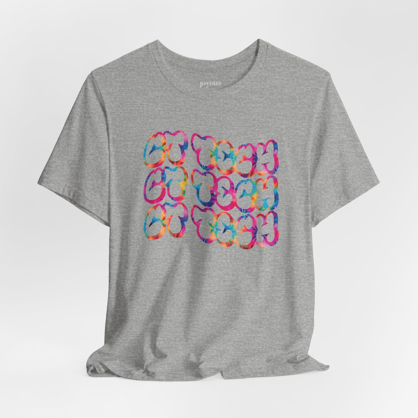 Tie Dye Groovy CT Tech Shirt - CT Technologist Soft Cotton Tee