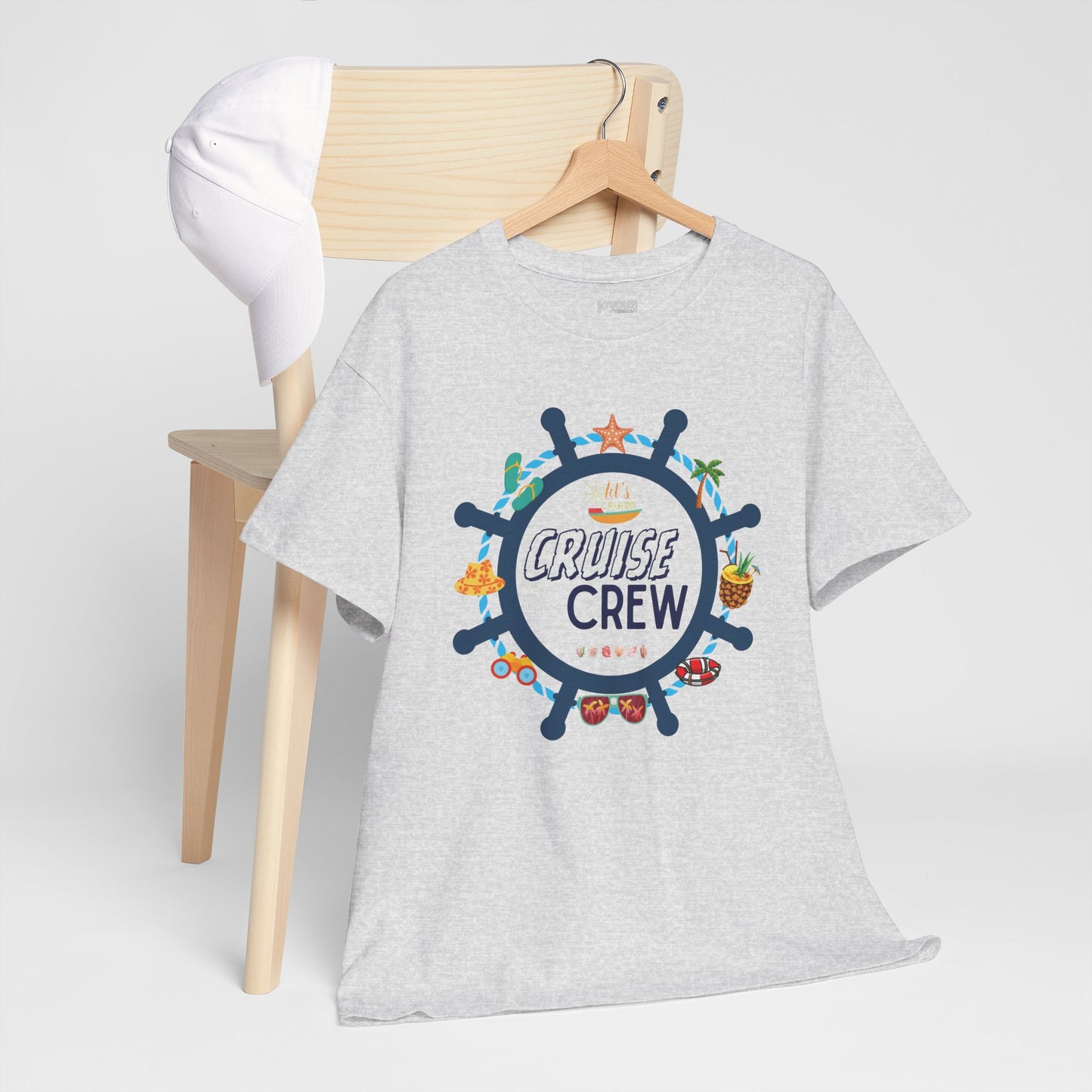 Matching Cruise Crew Shirt - Family Cruise Heavy Cotton Tee