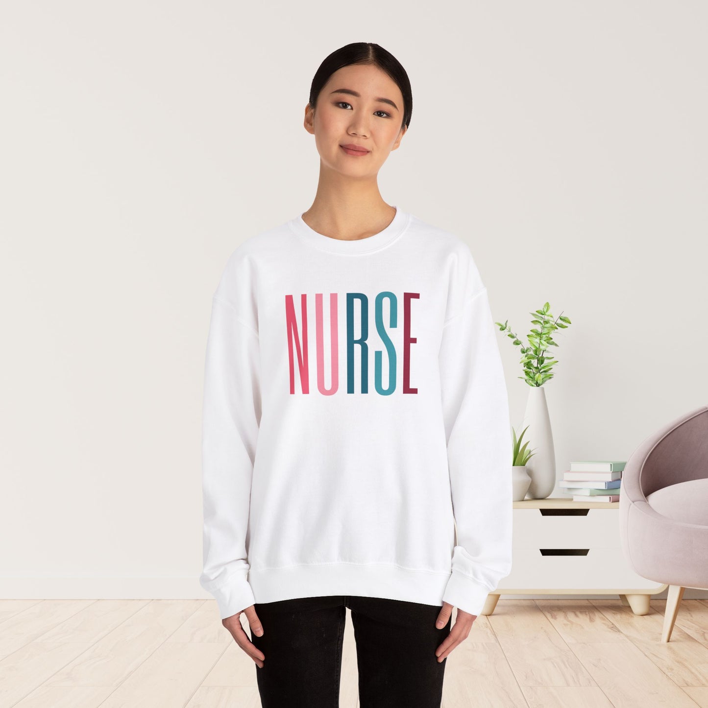 Colorful Nurse Sweatshirt