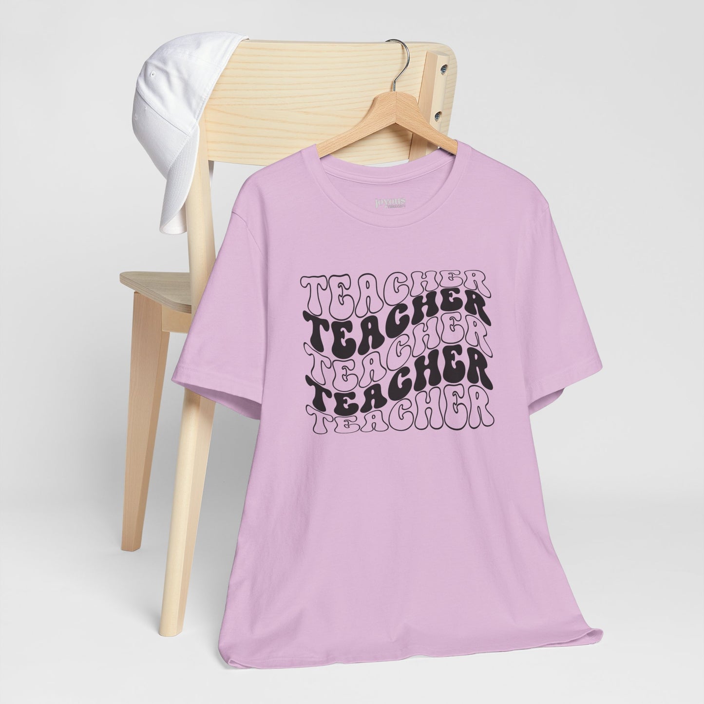 Trendy Groovy Teacher Soft Cotton Tee