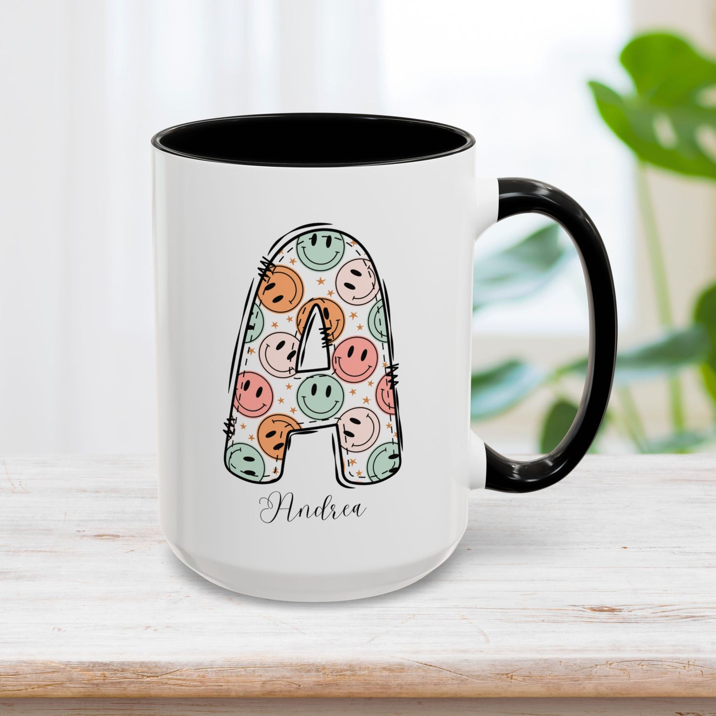 Custom Name Initial Letter Mug - Personalized Gifts A-Z