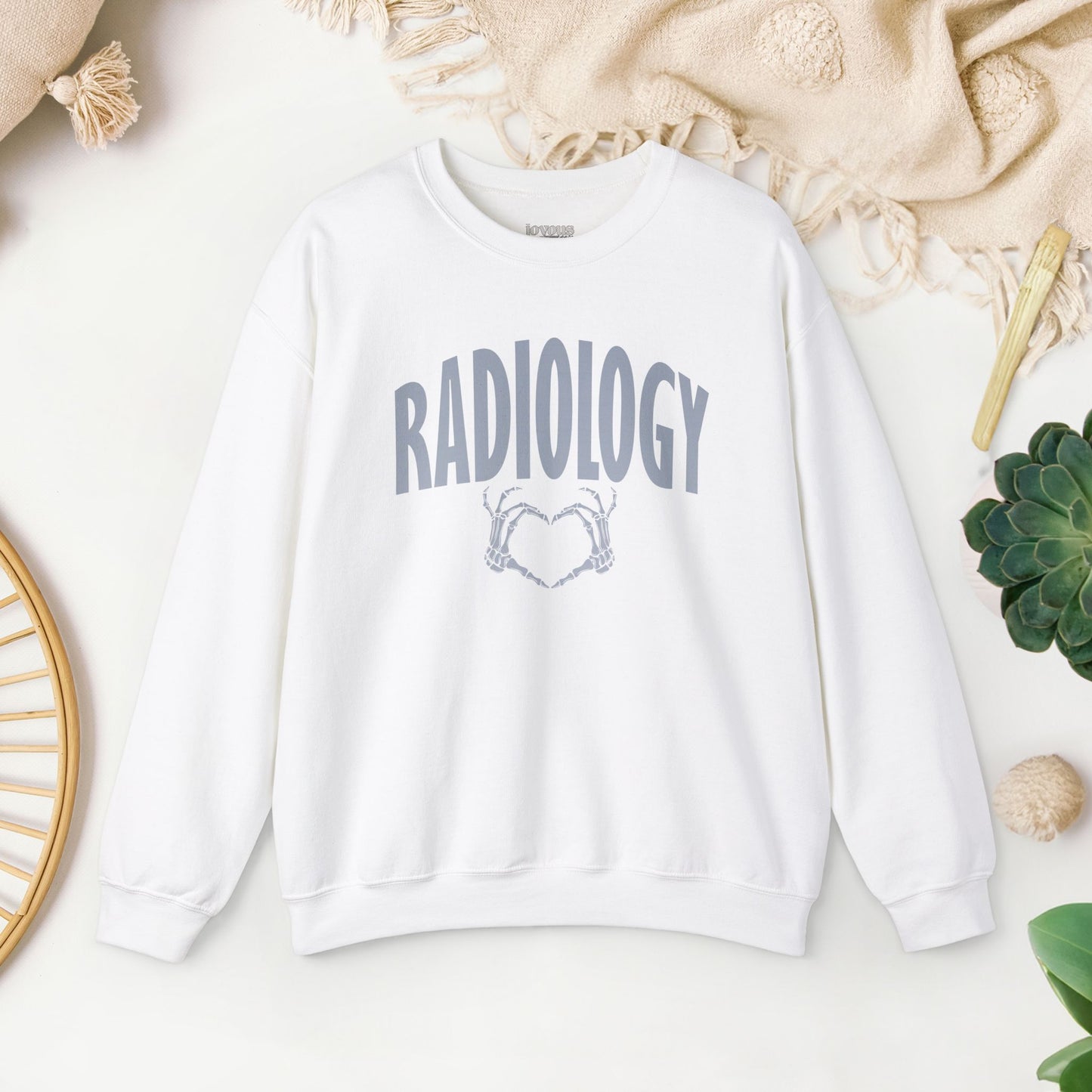 Skeleton Hand Radiology Sweatshirt for RAD Tech