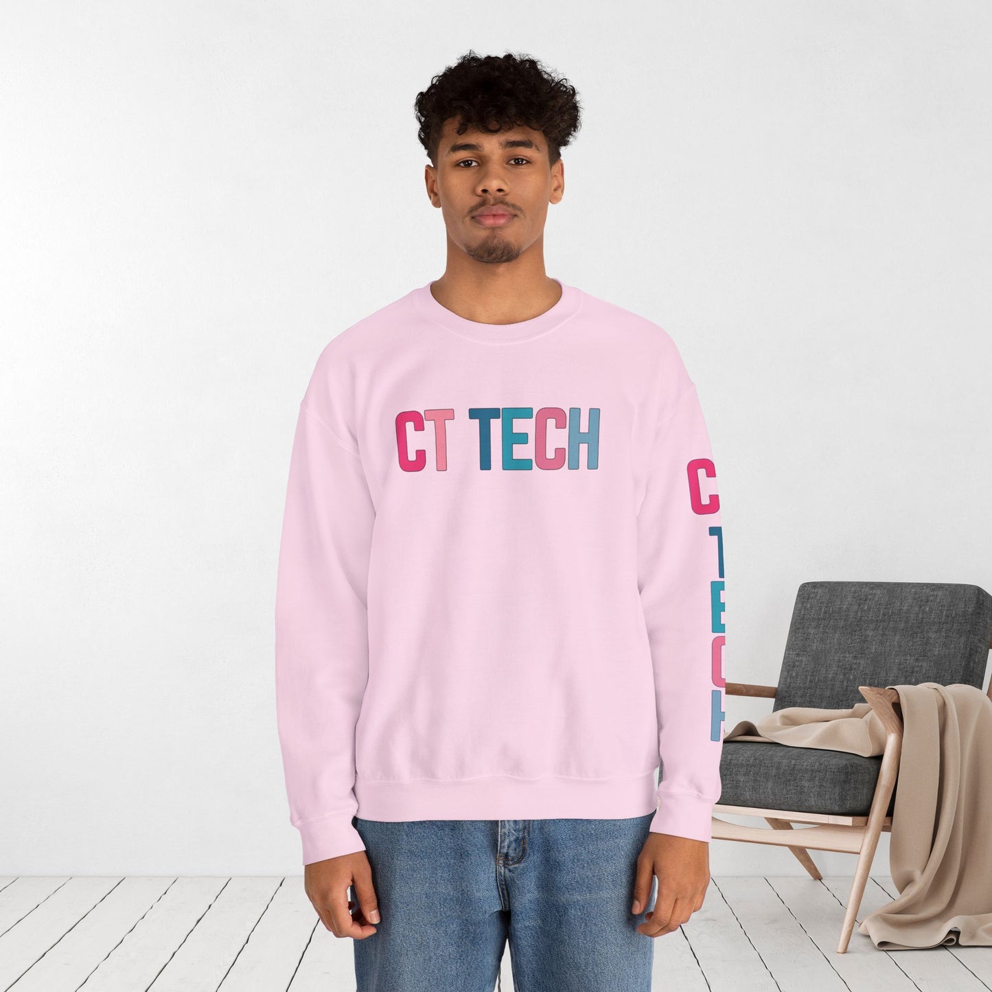 Trendy Colorful CT Tech Sweatshirt