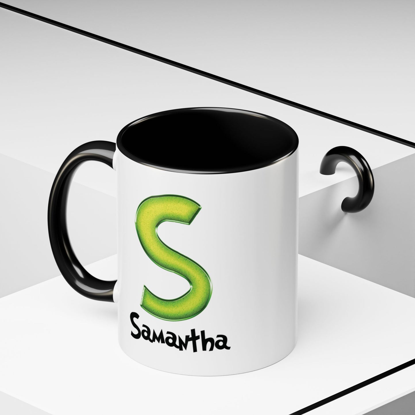 Custom Name Initial Grinch Letter Mug - Personalized Christmas Gifts - Grinch Mug A-Z