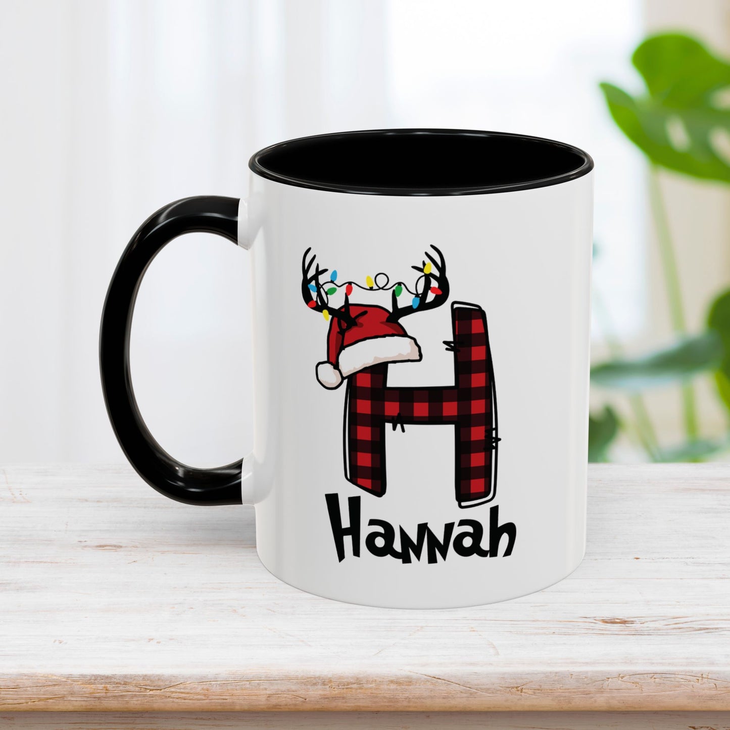 Custom Name Christmas Initial Letter Mug - Personalized Christmas Gifts A-Z