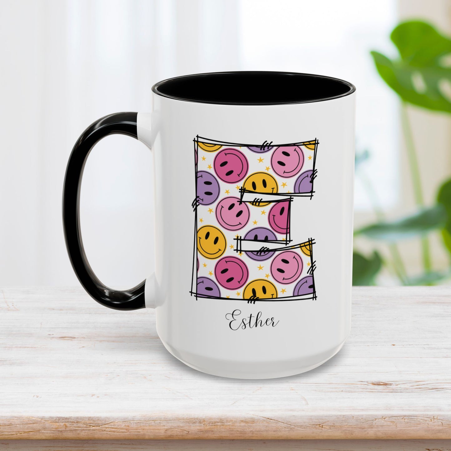 Custom Name Initial Letter Mug - Personalized Gifts A-Z