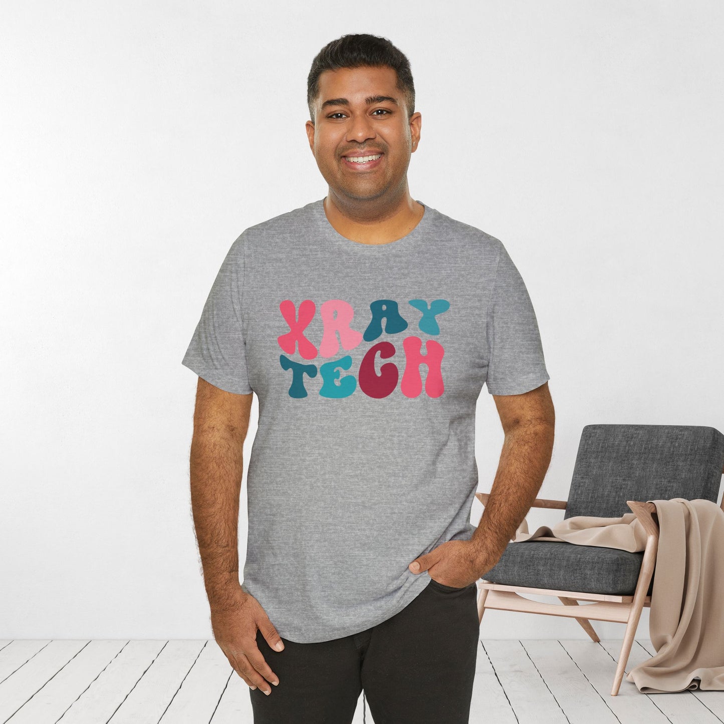 Groovy Colorful XRAY Tech Soft Cotton Tee