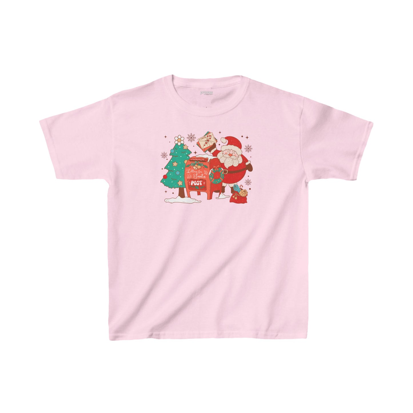 Letters for Santa Youth Christmas Shirt - Retro Christmas Tee