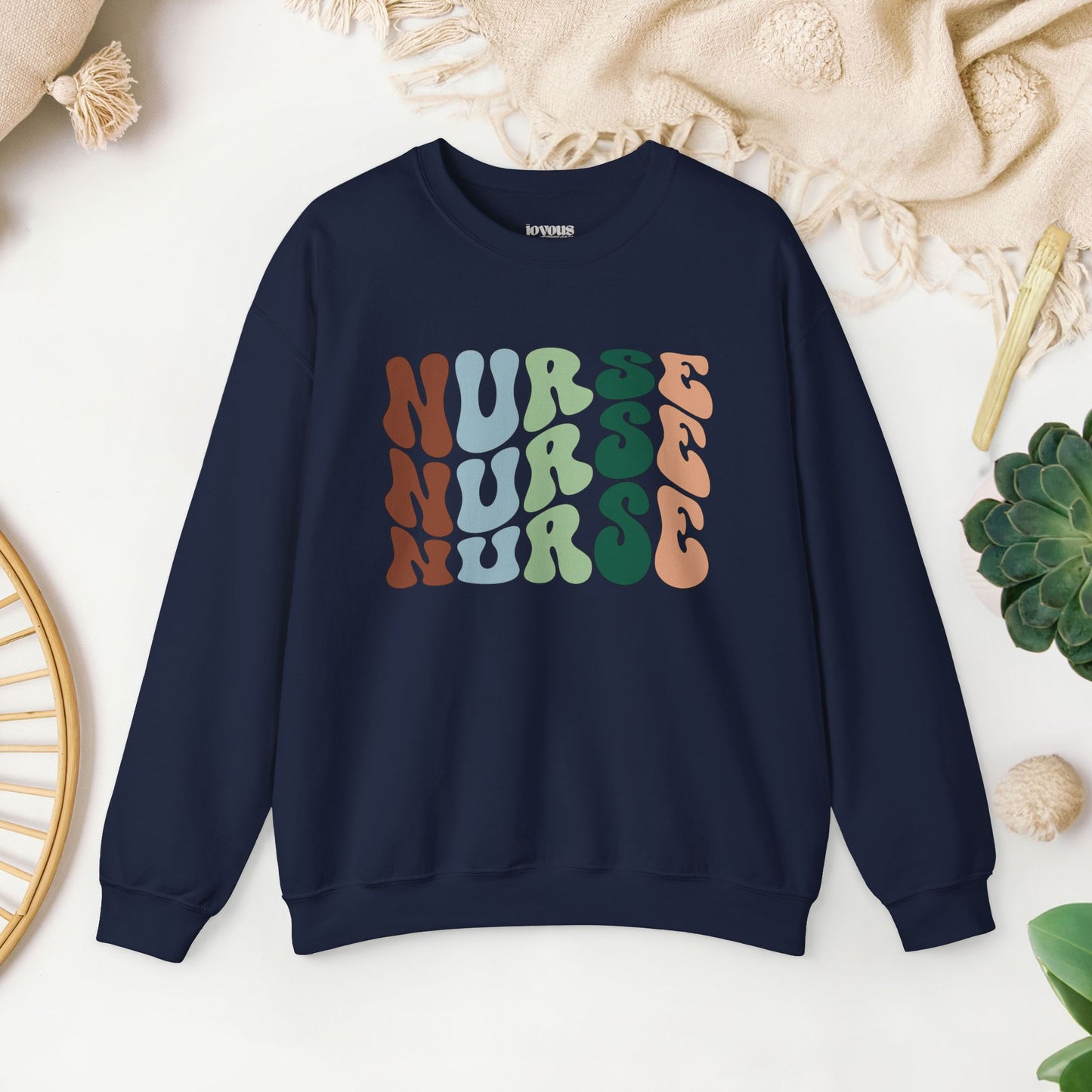 Groovy Nurse Sweatshirt for Registered Nurse