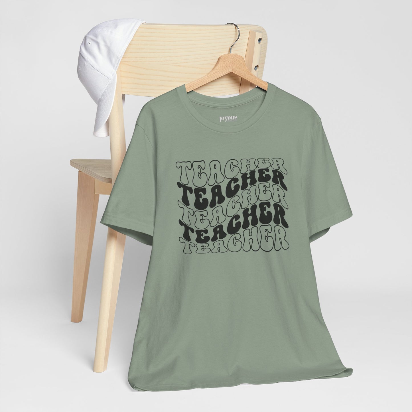 Trendy Groovy Teacher Soft Cotton Tee