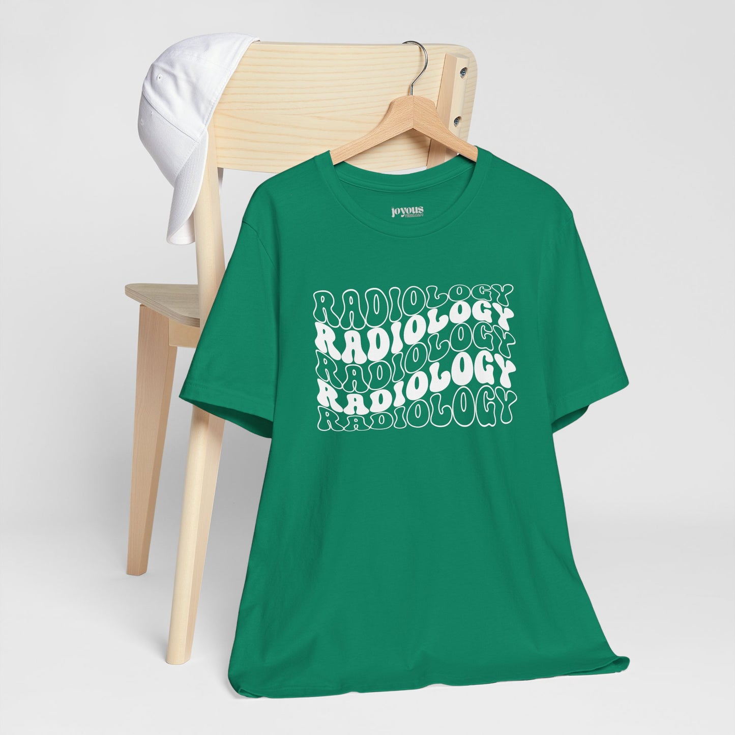 Groovy White Radiology Soft Cotton Tee