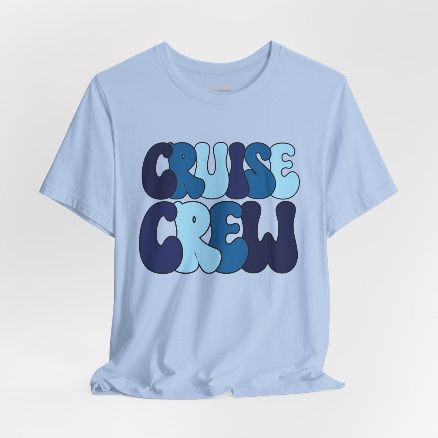 Blue Cruise Crew Shirt -  Family Cruise Vacation Soft Cotton Tee