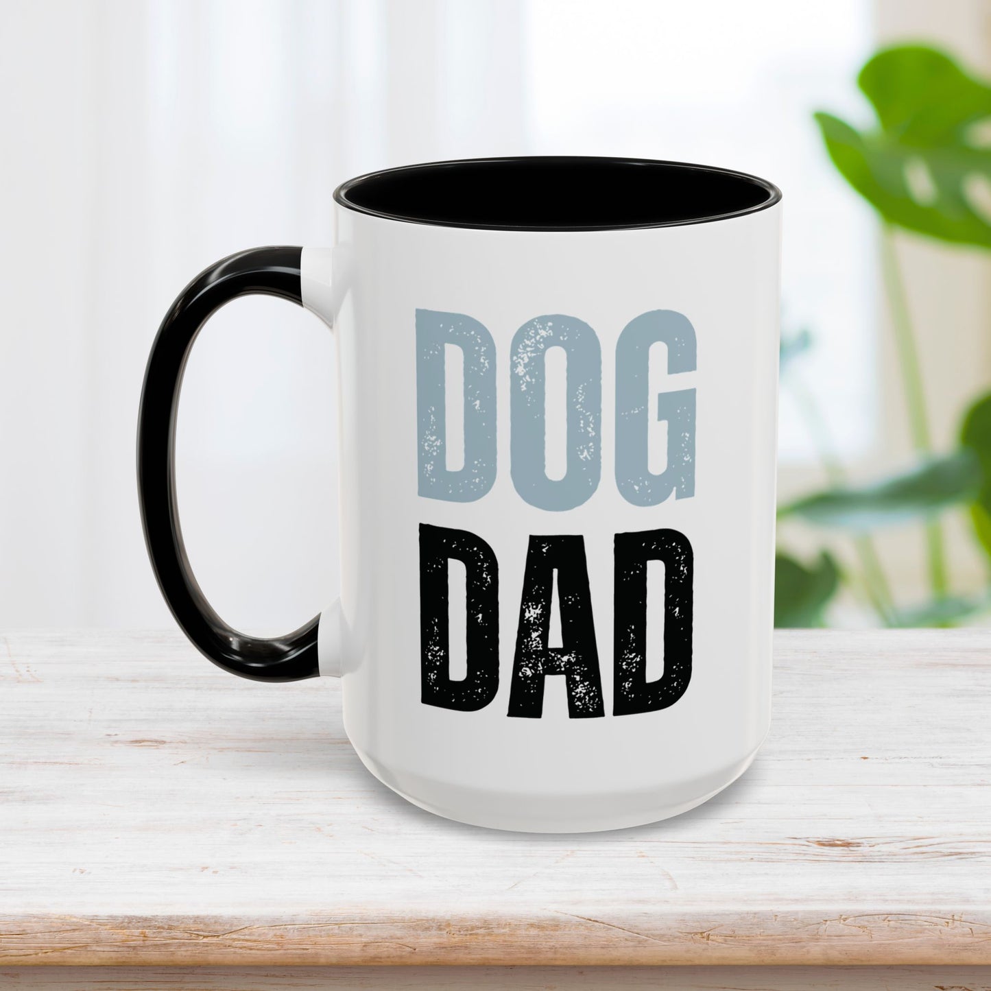 Personalized Dog Dad Coffee Mug with Dog Names - Custom Dog Dad Gifts for Father's Day