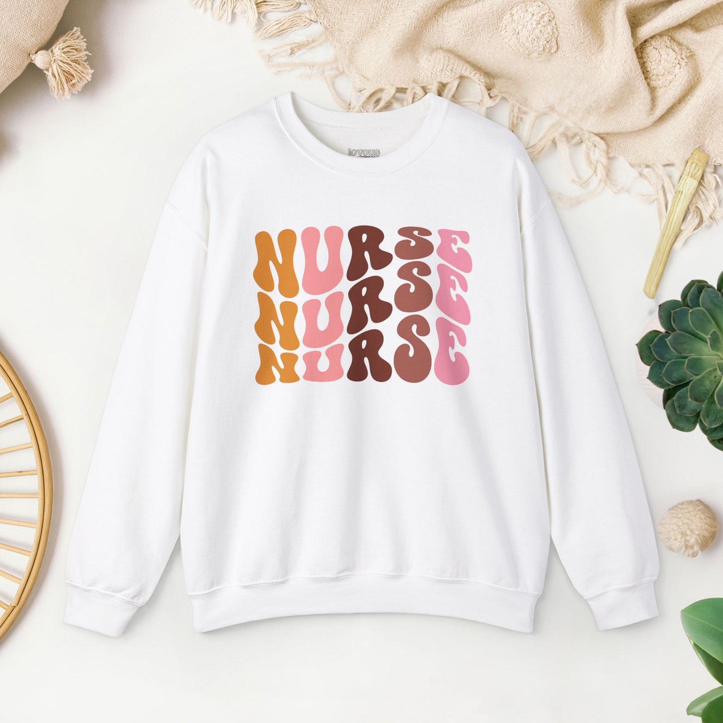 Groovy Nurse Sweatshirt - Nurse Pullover