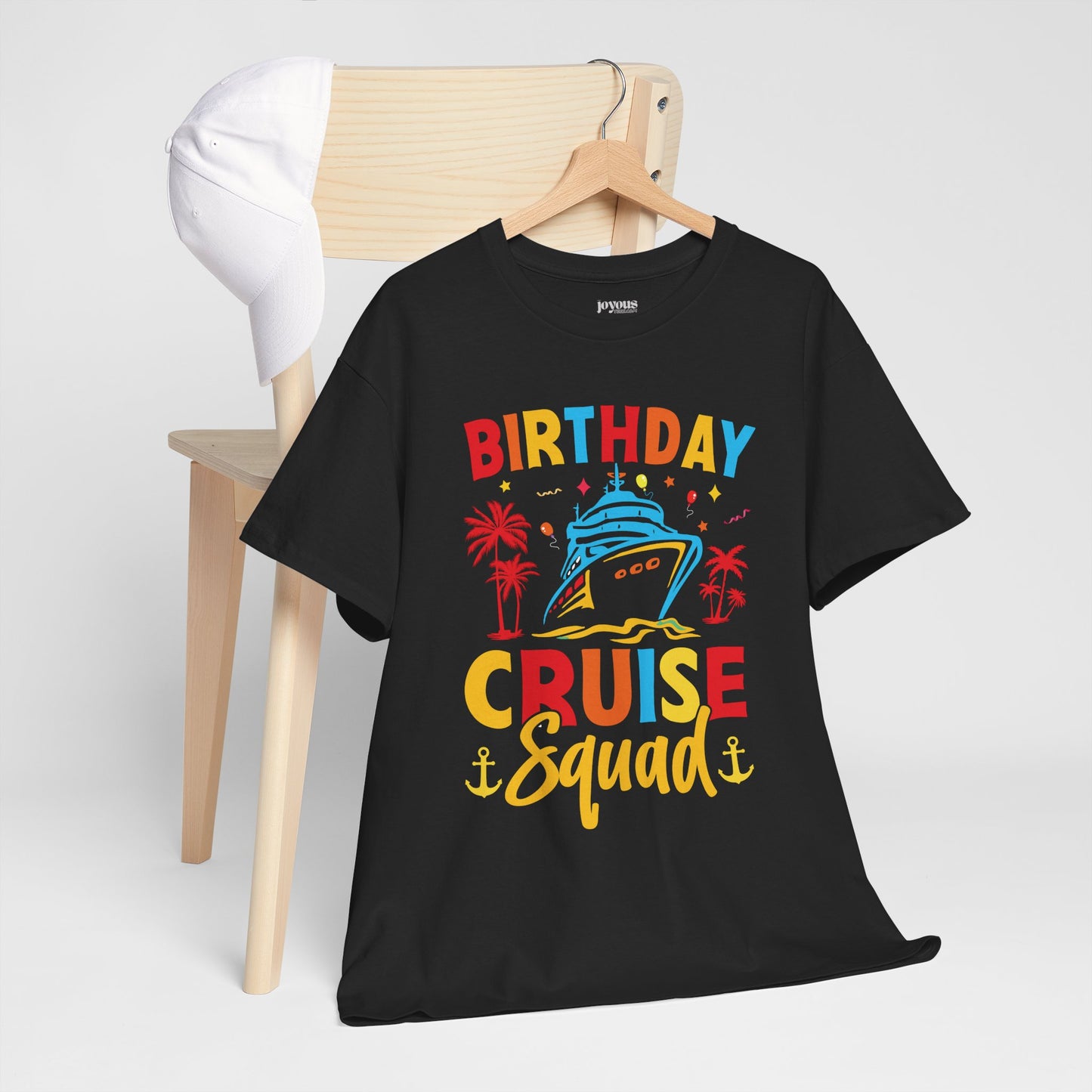 Birthday Cruise Squad Shirt - Family Cruise Vacation Heavy Cotton Tee