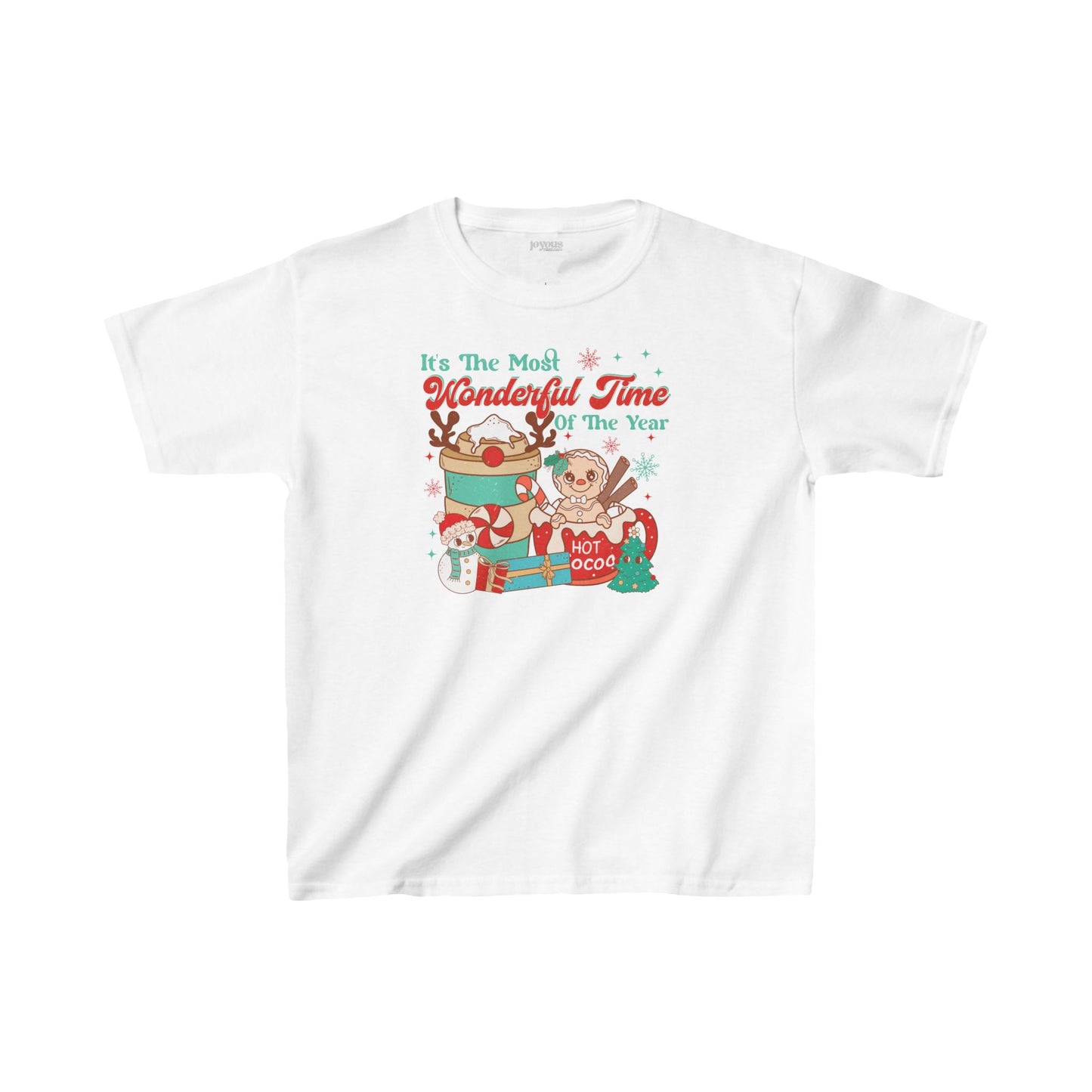 It's The Most Wonderful Time of the Year Youth Christmas Shirt - Retro Christmas Tee