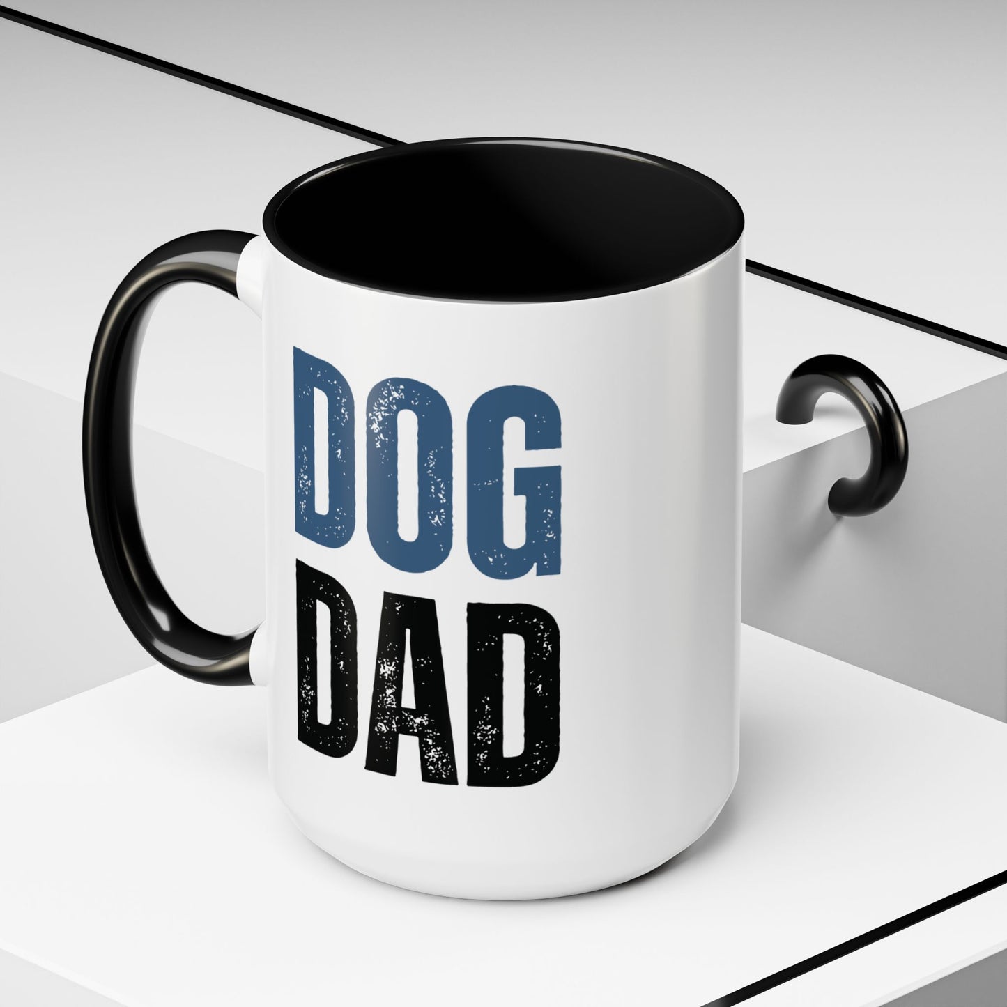 Personalized Dog Dad Coffee Mug with Dog Names - Custom Dog Dad Gifts for Father's Day