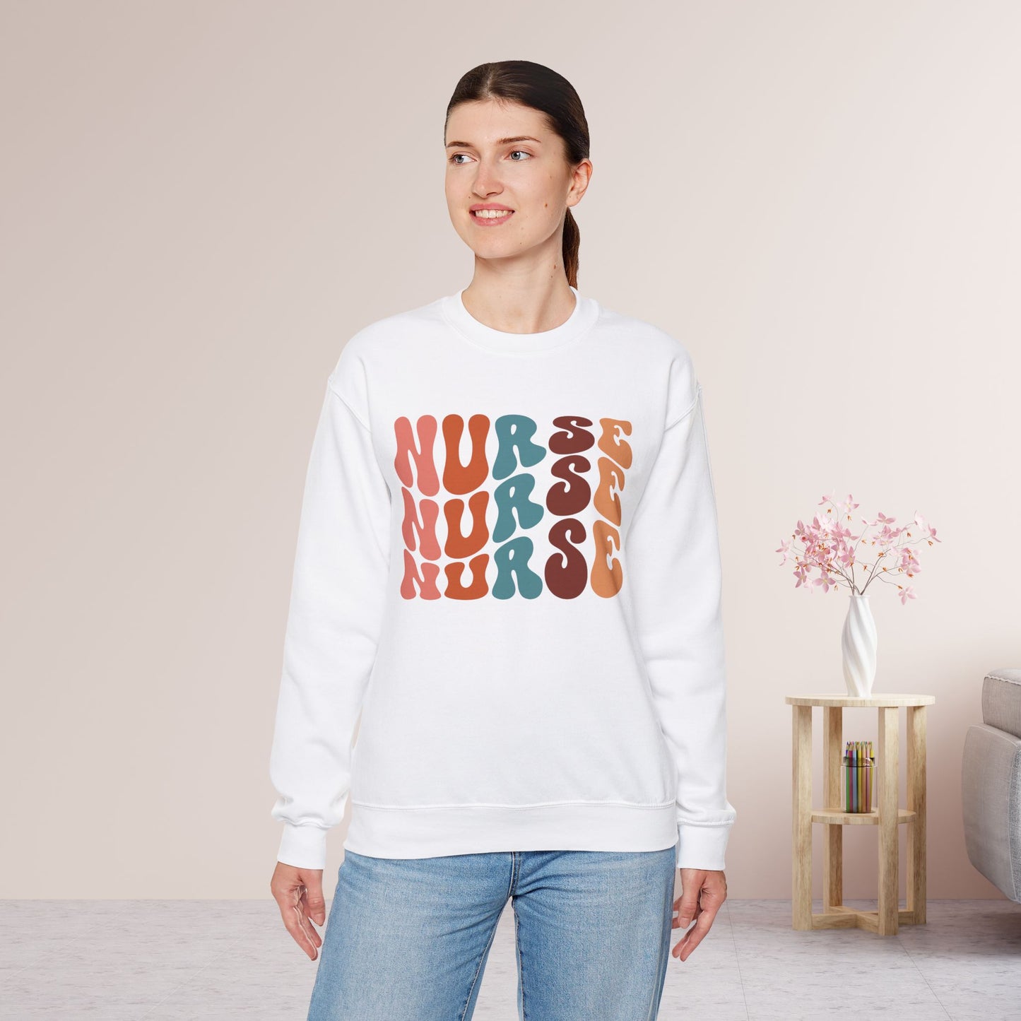 Groovy Unisex Nurse Sweatshirt