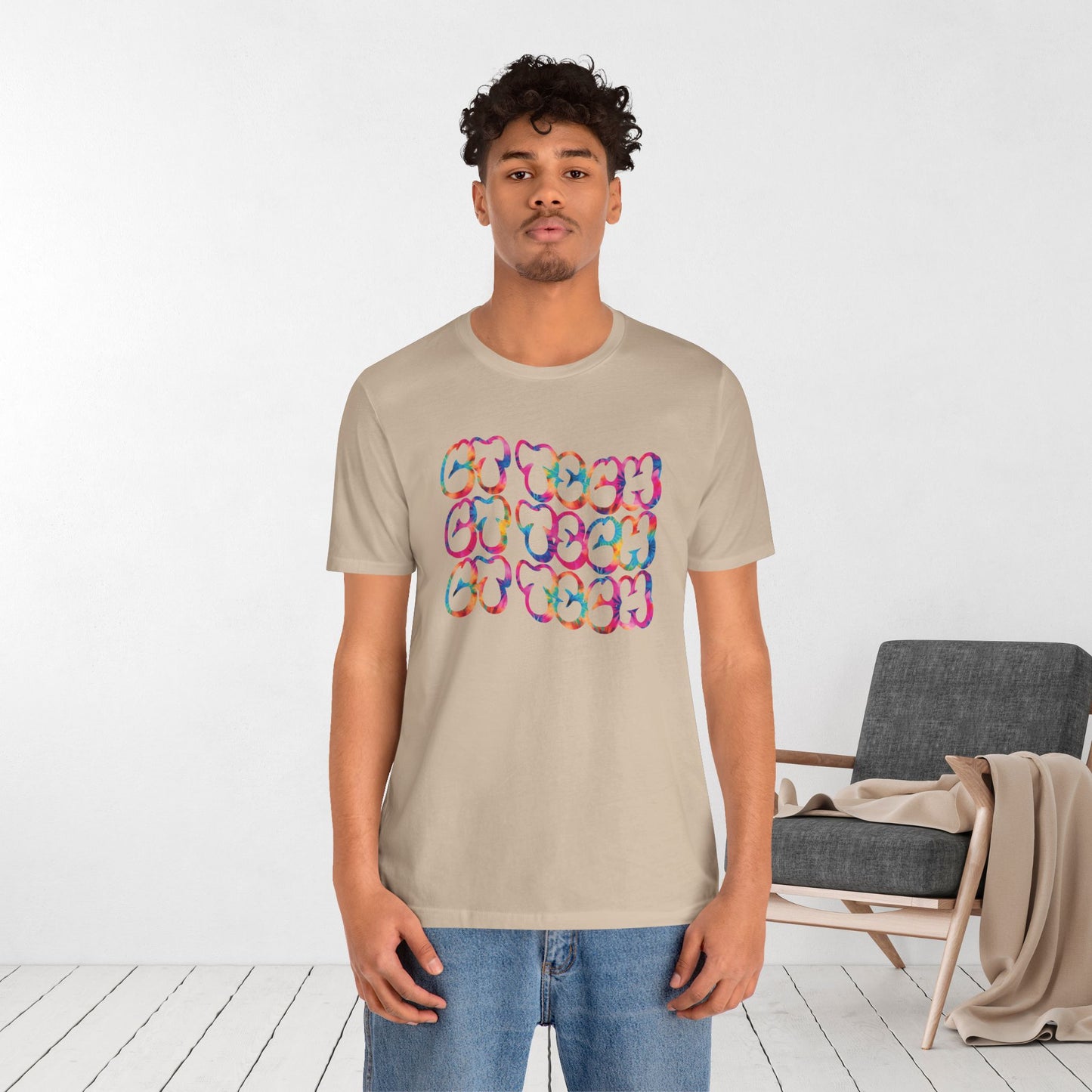 Tie Dye Groovy CT Tech Shirt - CT Technologist Soft Cotton Tee