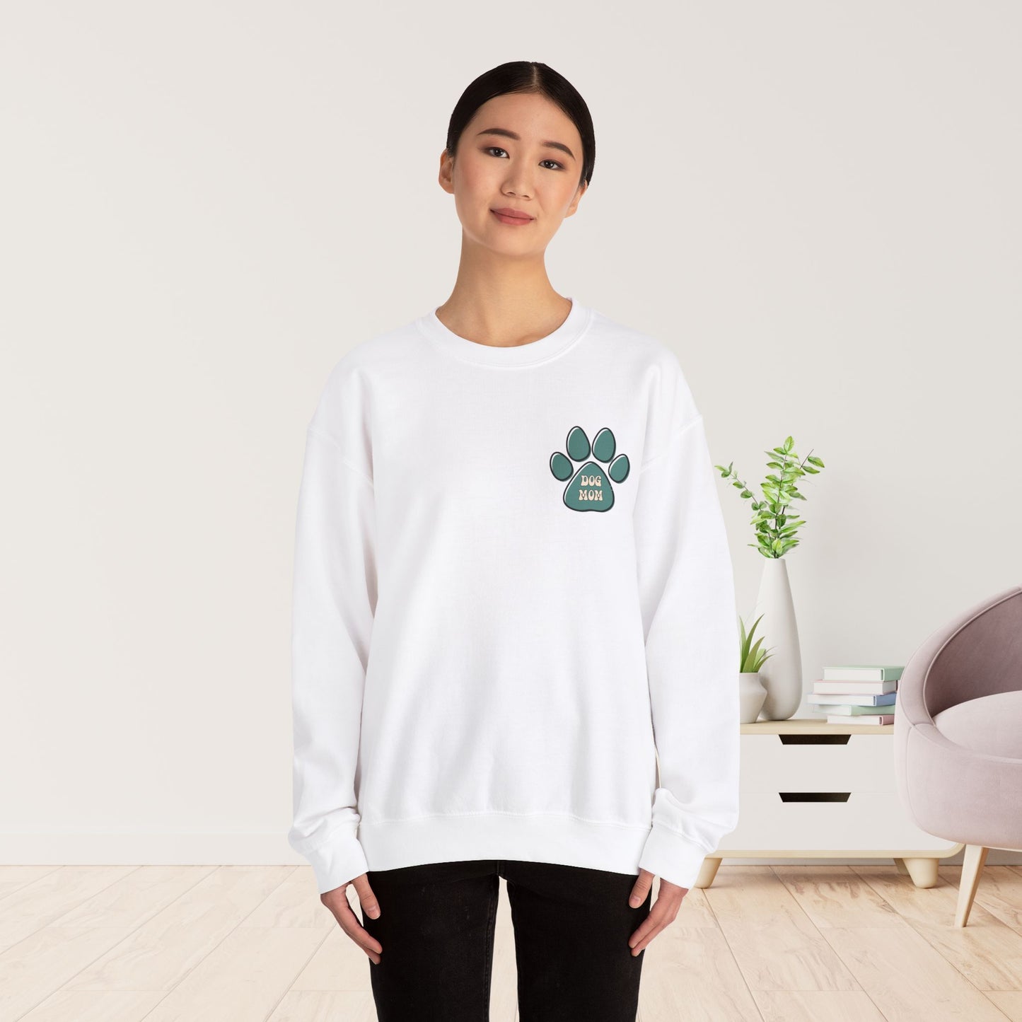 Retro Dog Mom Sweatshirt - Trendy Dog Mom Sweater