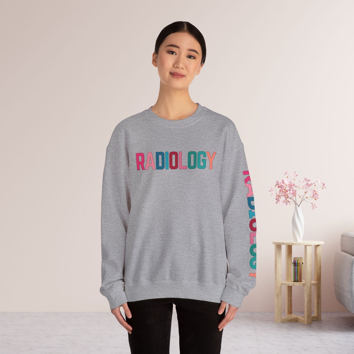 Trendy Colorful Radiology Sweatshirt for RAD Technician