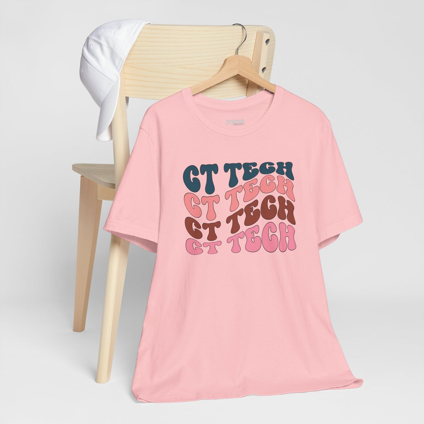 Groovy Colorful CT Tech Shirt - CT Technologist Soft Cotton Tee