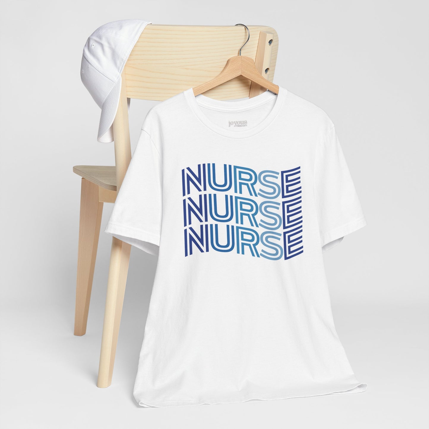 Wavy Nurse Shirt - Registered Nurse Soft Cotton Tee