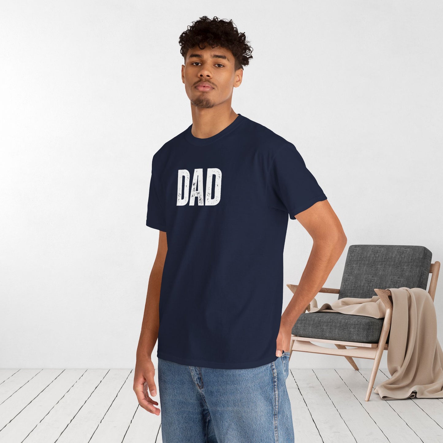 Best Dad Ever Heavy Cotton Tee - Gift for Dad for Father's Day