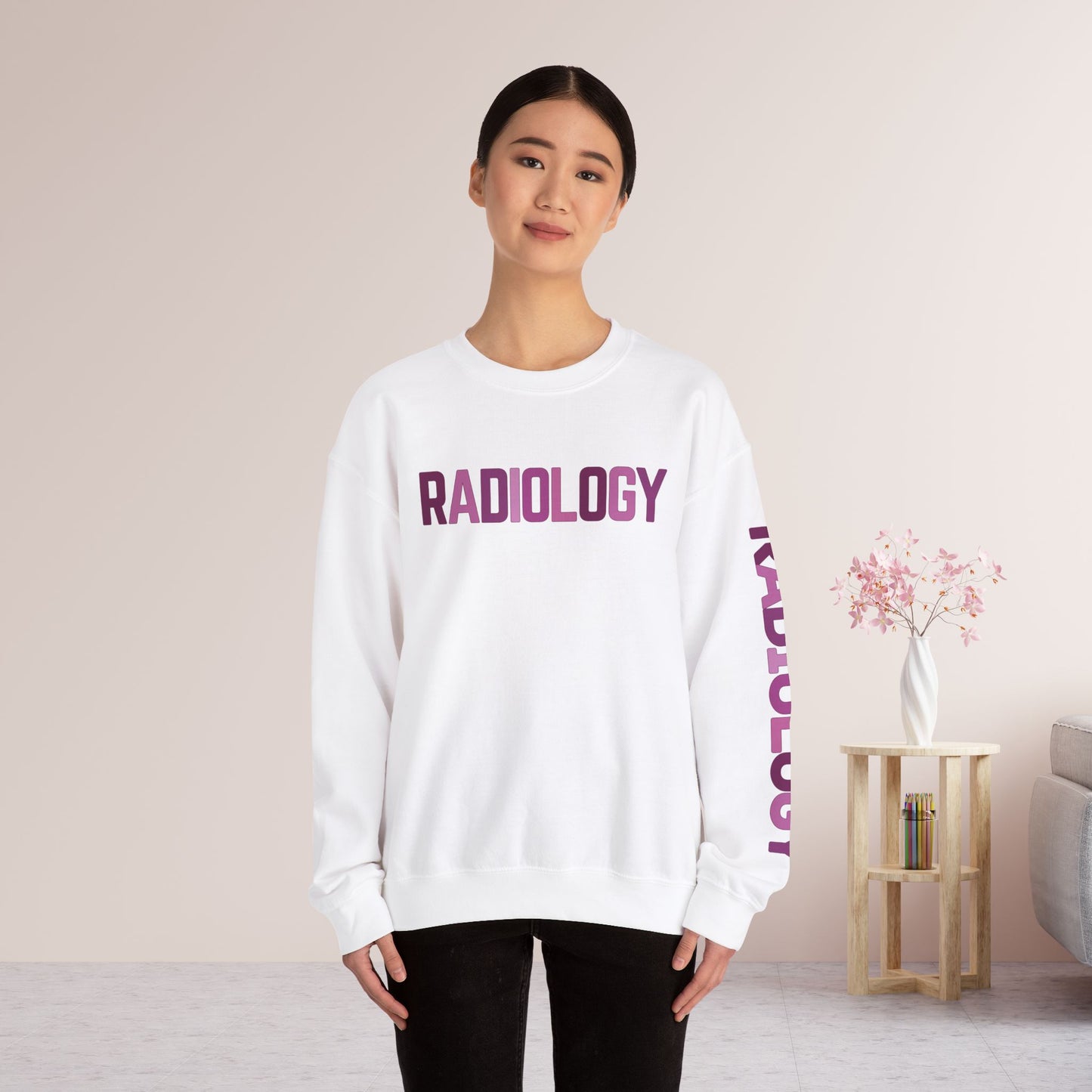 Trendy Purple Radiology Sweatshirt for RAD Technician