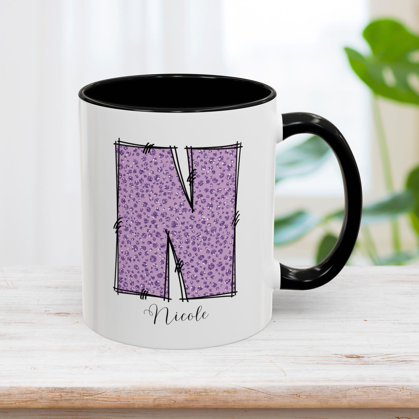 Custom Name Initial Letter Mug - Personalized Gifts A-Z