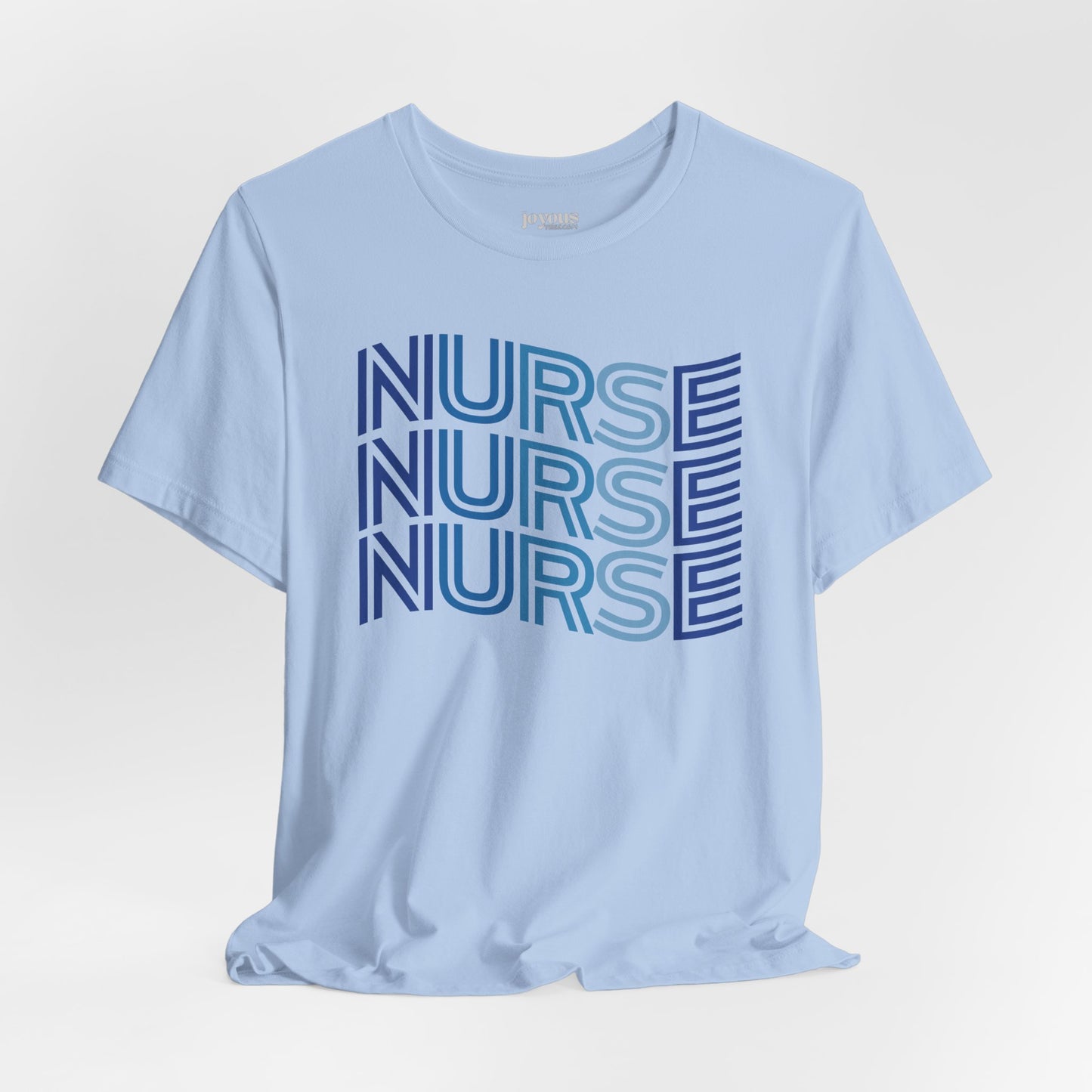 Wavy Nurse Shirt - Registered Nurse Soft Cotton Tee