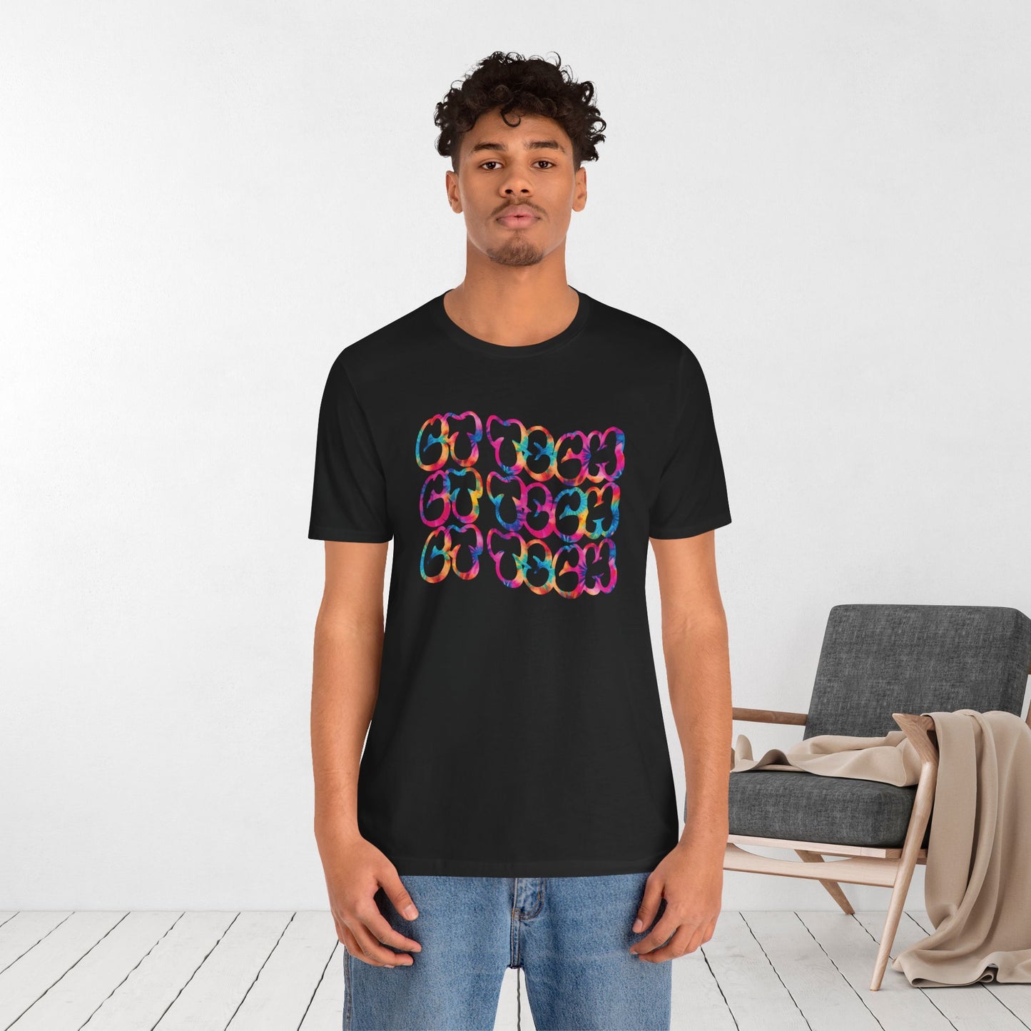 Tie Dye Groovy CT Tech Shirt - CT Technologist Soft Cotton Tee