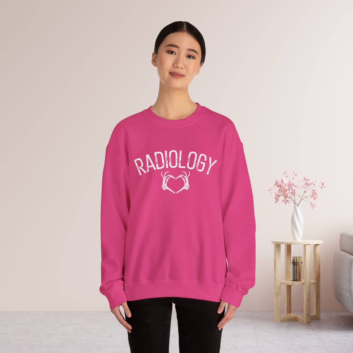 Skeleton Hand Radiology Sweatshirt for RAD Tech