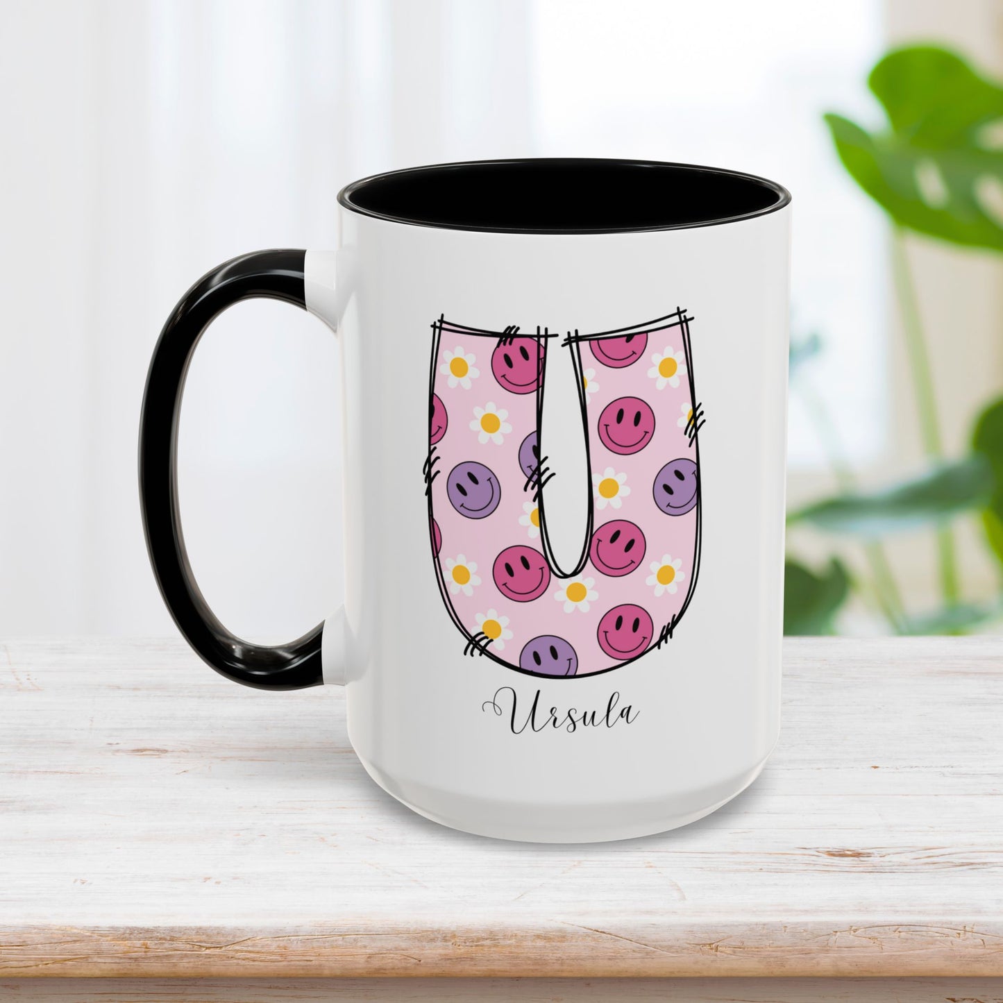 Custom Name Initial Letter Mug - Personalized Gifts A-Z