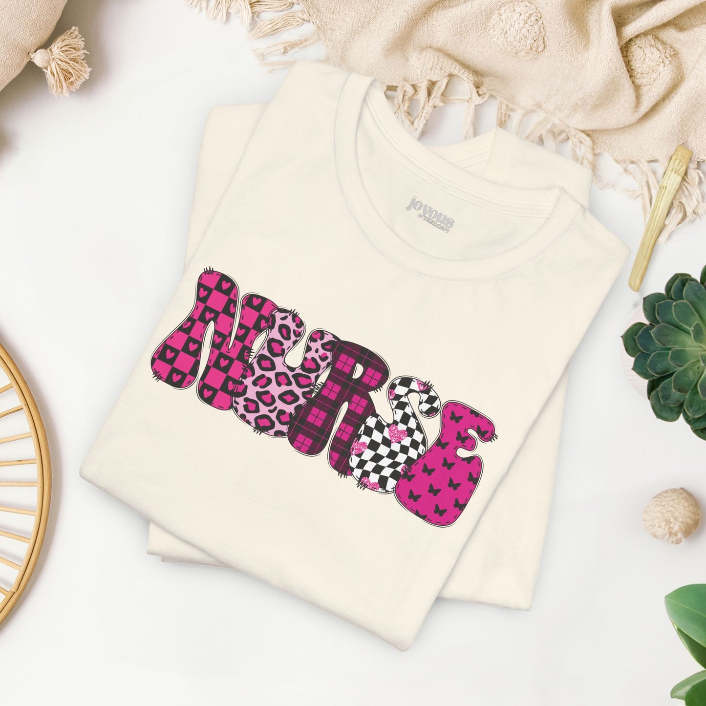 Groovy Font Nurse Shirt - Registered Nurse Soft Cotton Tee
