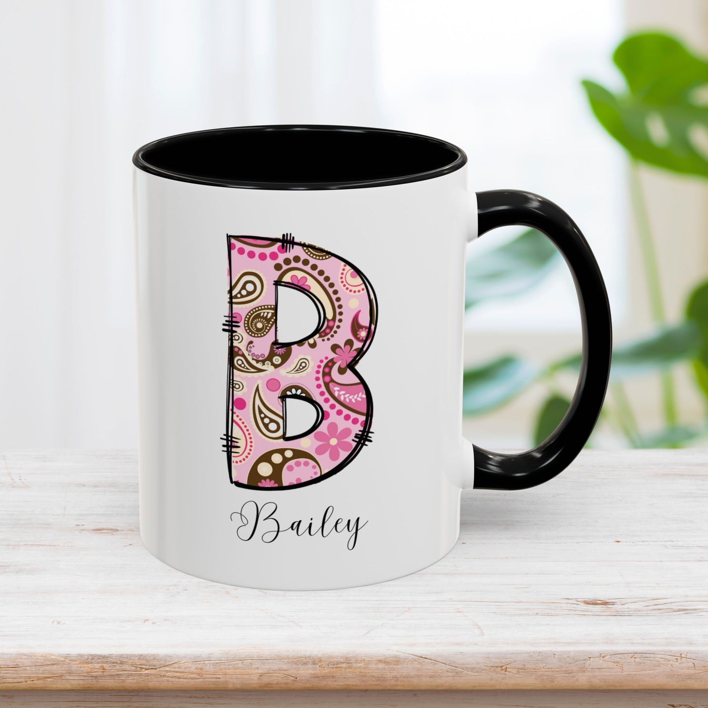 Custom Name Initial Letter Mug - Personalized Gifts A-Z